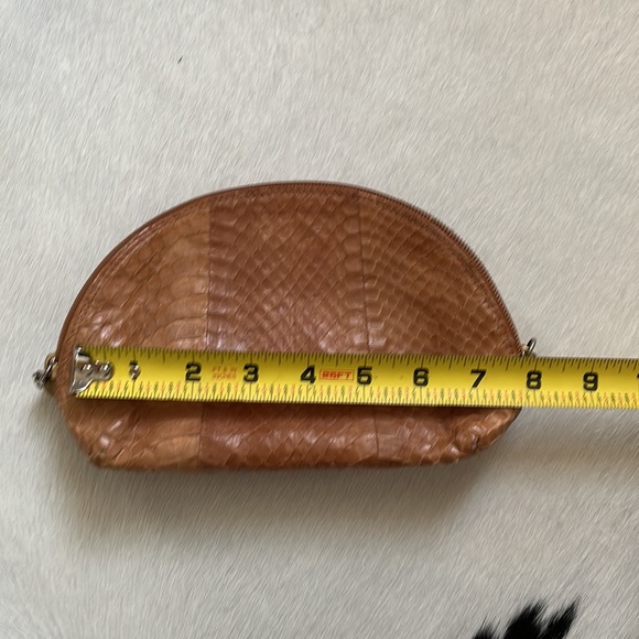 ANTONELLA DI PIETRO , Italian , real snake leather pouch - Picture 5 of 6